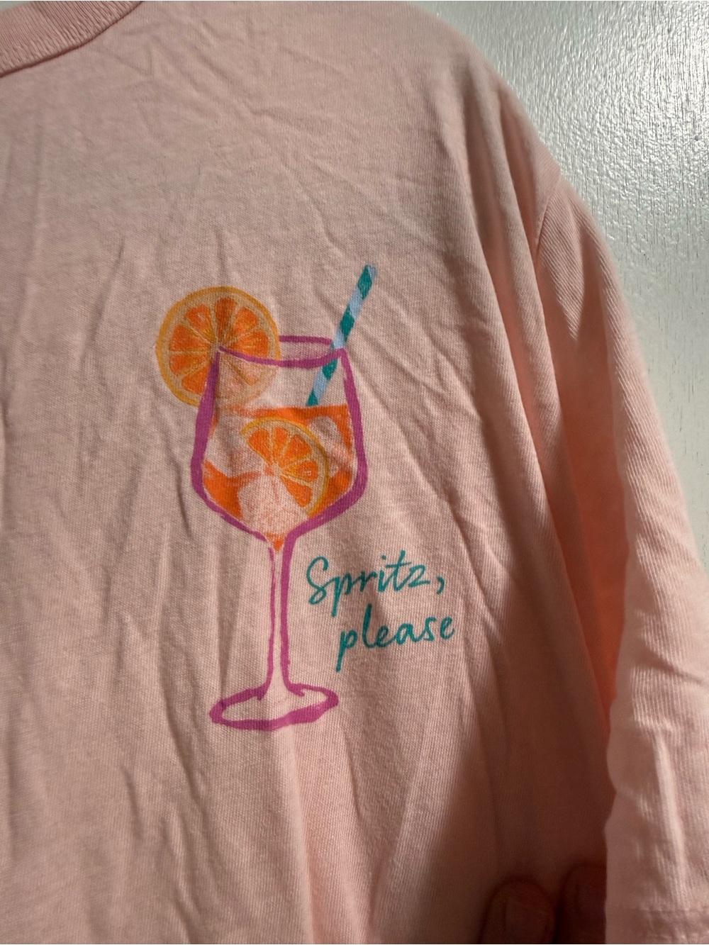 Old Navy Peach Short-Sleeve Tee